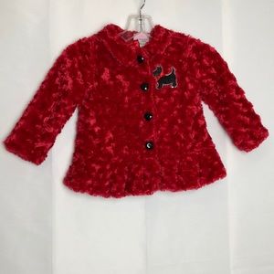 Toddler girls Young Heart long Sleeve coat Sz 3T